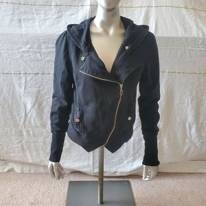 FOX Vintage Zip up Hooded Sweatshirt Size M